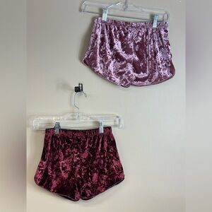 Popular 21small set of two elastic waist 12” w with stretch 7” rise 2-1/2 inseam